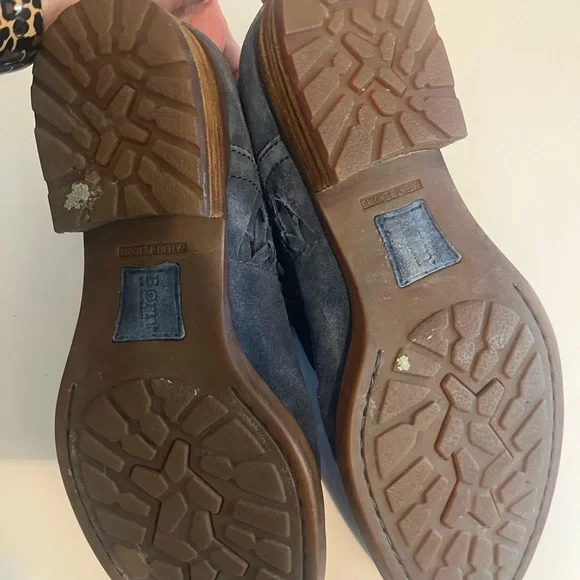 Born Blue Booties Sz 8 - Picture 4 of 4